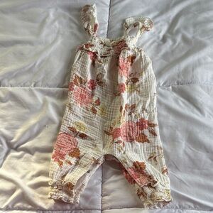 Floral Kids One Piece Romper